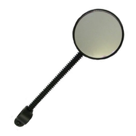 MIRROR CYCLE CLAMP-ON ROUND 7"FLEXI