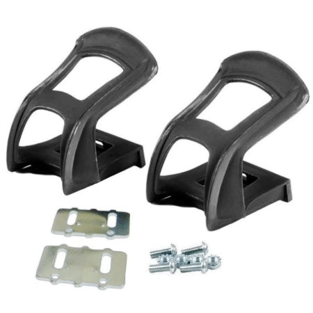 TOE CLIP WELLGO STRAPLESS BLACK