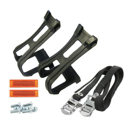 PEDAL WELLGO ROAD W/TOE CLIP LU209