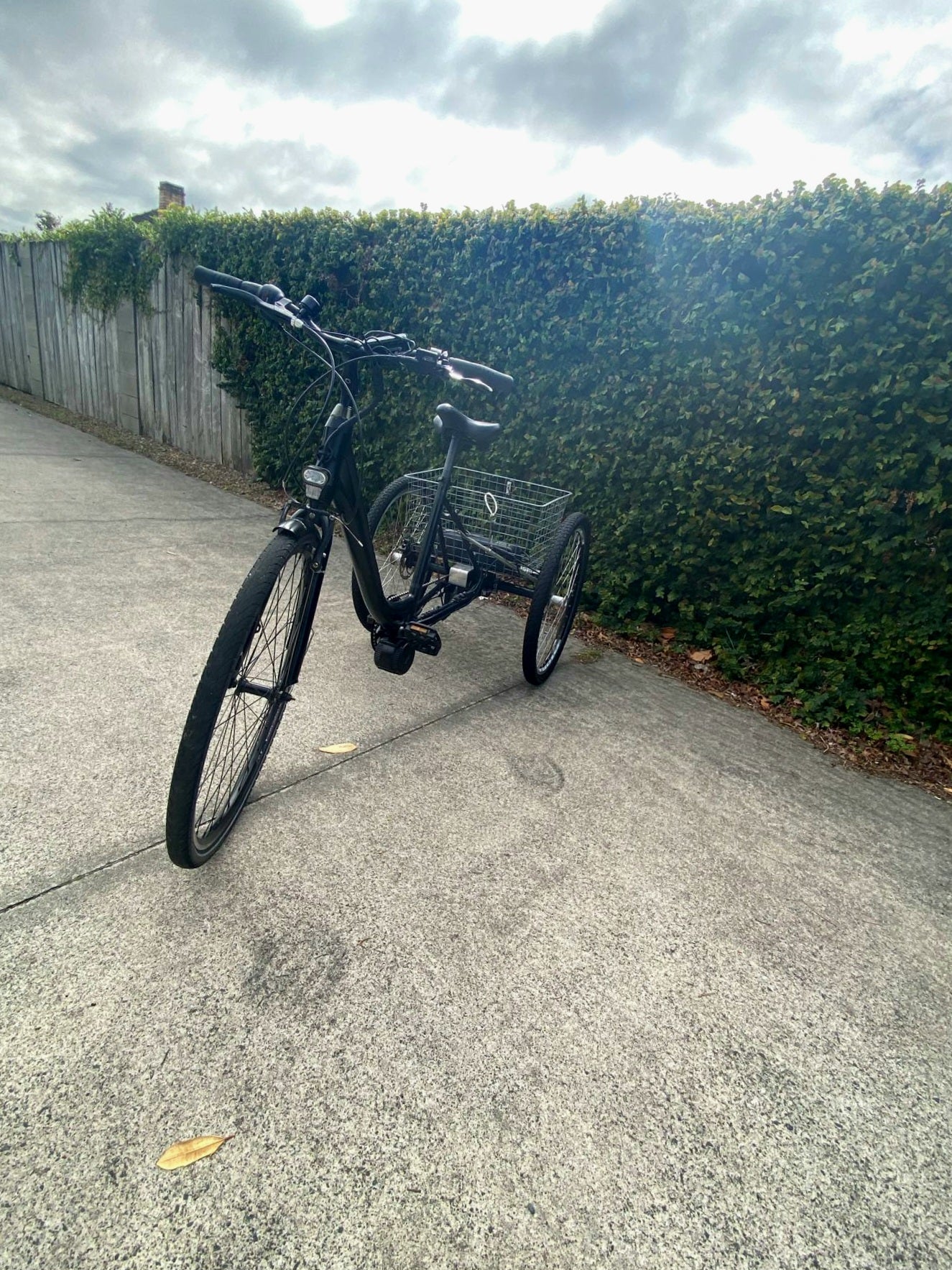 Black Adult E-Trike – Converted Kit -