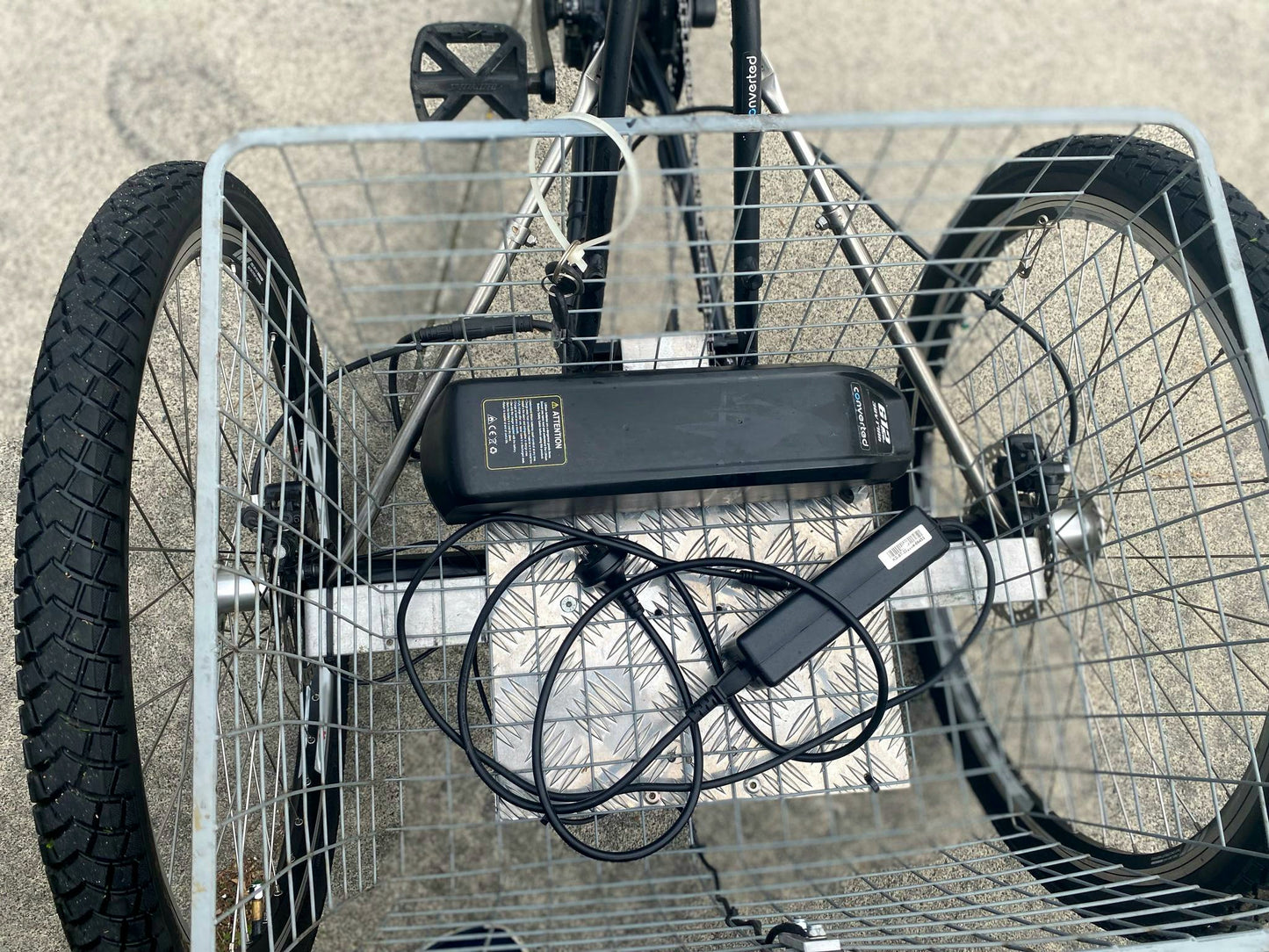 Black Adult E-Trike – Converted Kit -