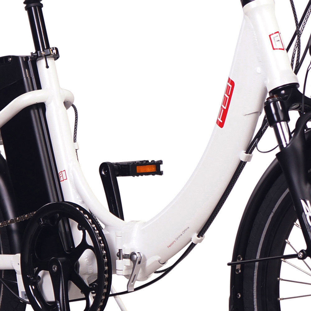 FOO F1 Folding Electric Bike, 300W-500W, 48V 13Ah, 624WH Battery [Matt Black]