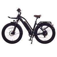 ET.Cycle T720 Fat Trekking Step-thru E-Bike, 300W-750W, 48V 15Ah, 720Wh Battery [Matt Black 26"]