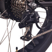 ET.Cycle T720 Fat Trekking Step-thru E-Bike, 300W-750W, 48V 15Ah, 720Wh Battery [Matt Black 26"]