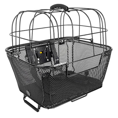 BASKET PET Q/R WITH COVER BLACK