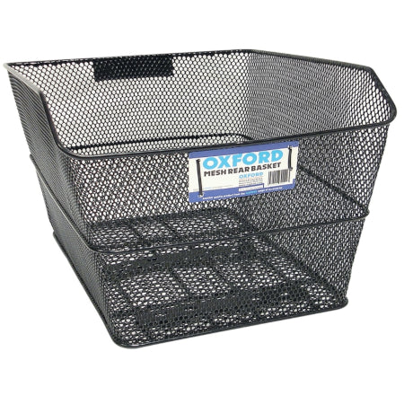 BASKET LARGE WIRE REAR CARRIER MOUNT OXFORD BLACK BK152
