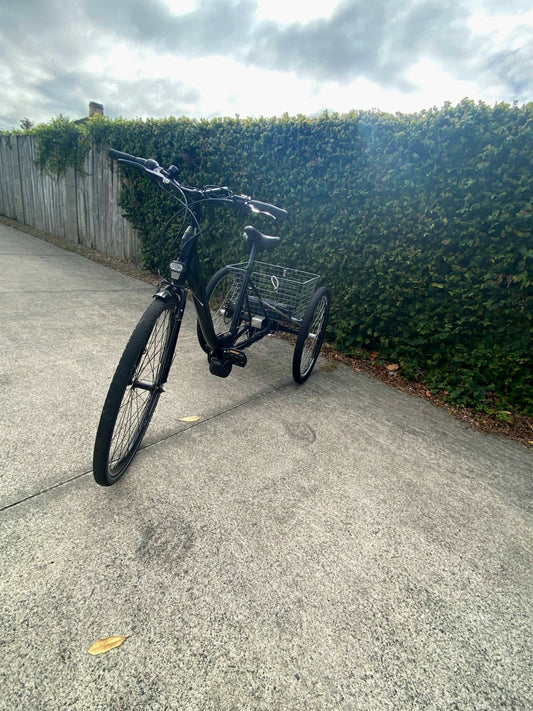 Black Adult E-Trike – Converted Kit -